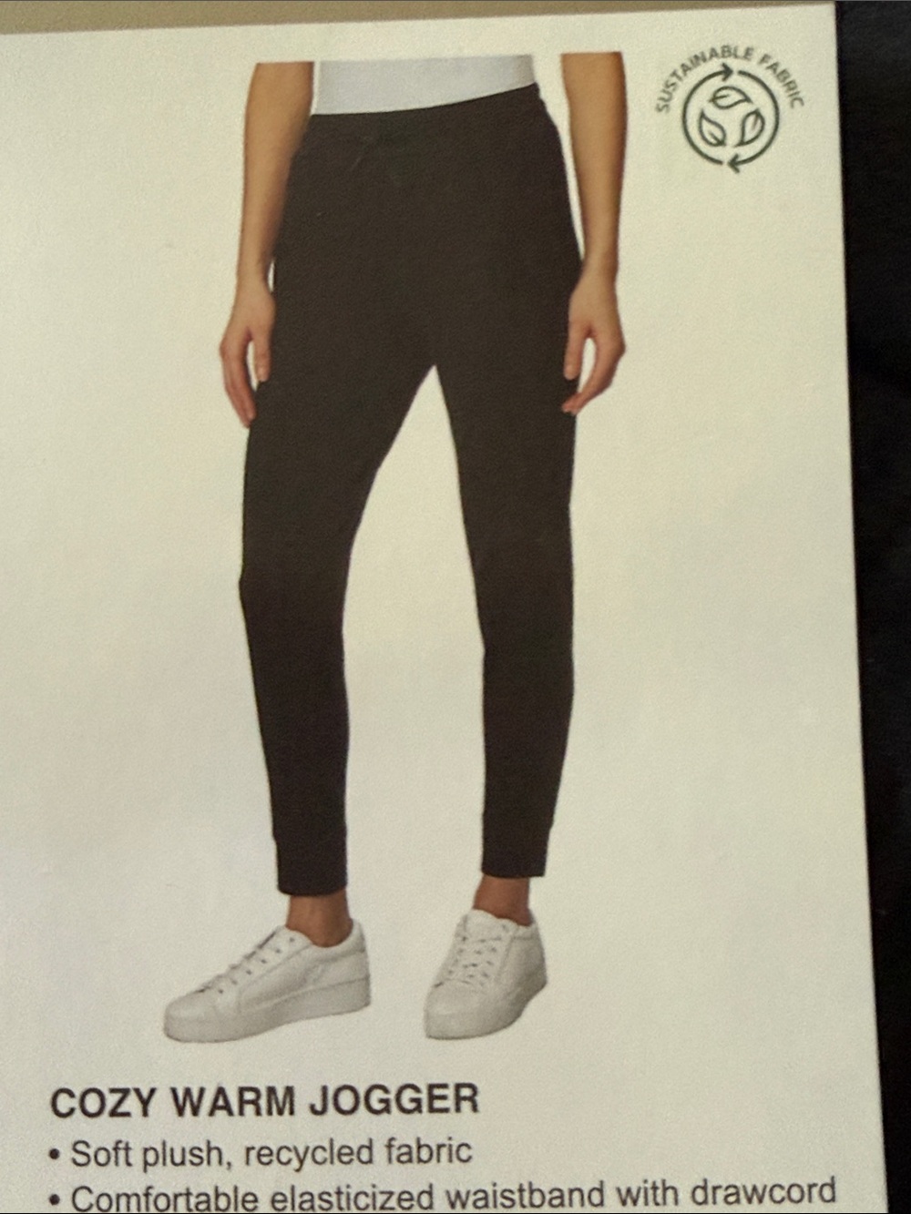 Mondetta Cozy Warm Jogger Pants - Black